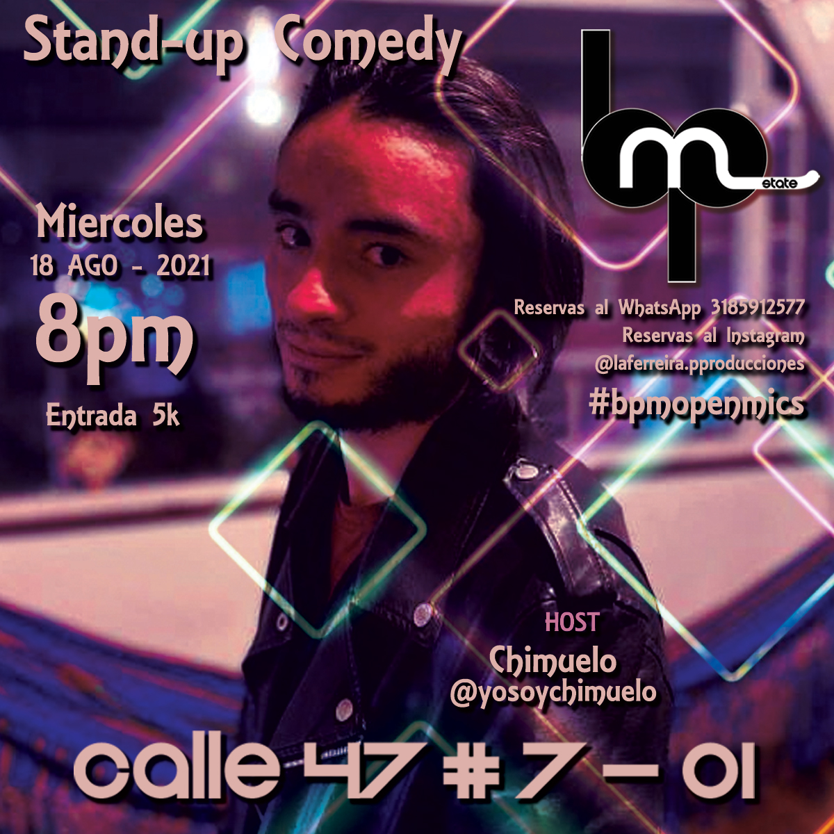 18 Ago 21 - Chimuelo (Standup Comedy Open mics)
