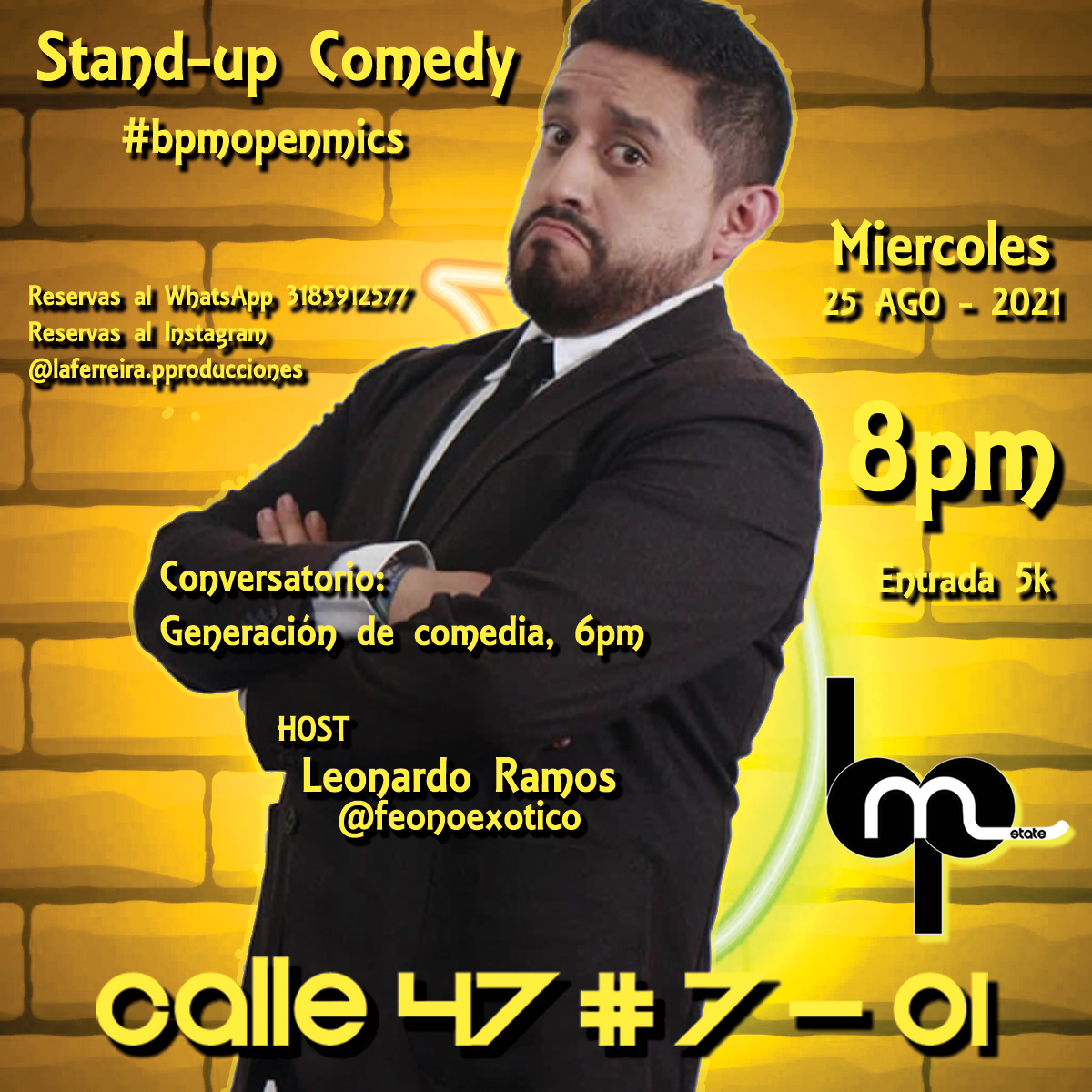 25 Ago 21 - Leonardo Ramos (Standup Comedy Open mics)