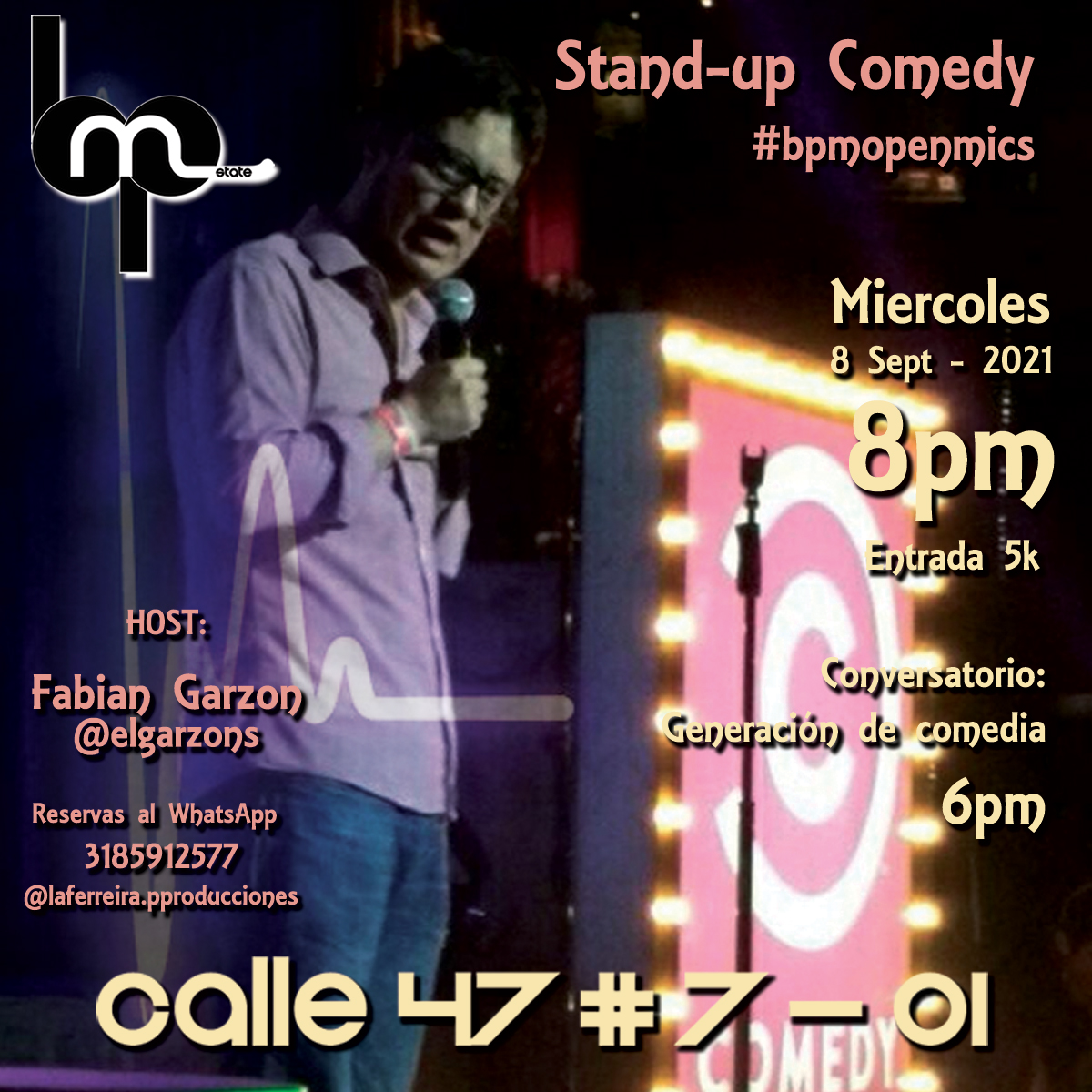 8 Sept 21 - Fabian Garzon (Stand-up Comedy Open mics)