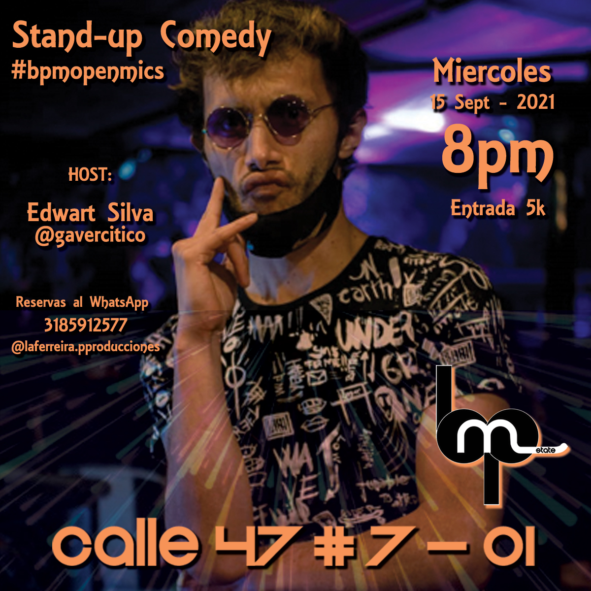 15 Sept 21 - Edwart Silva (Stand-up Comedy Open mics)