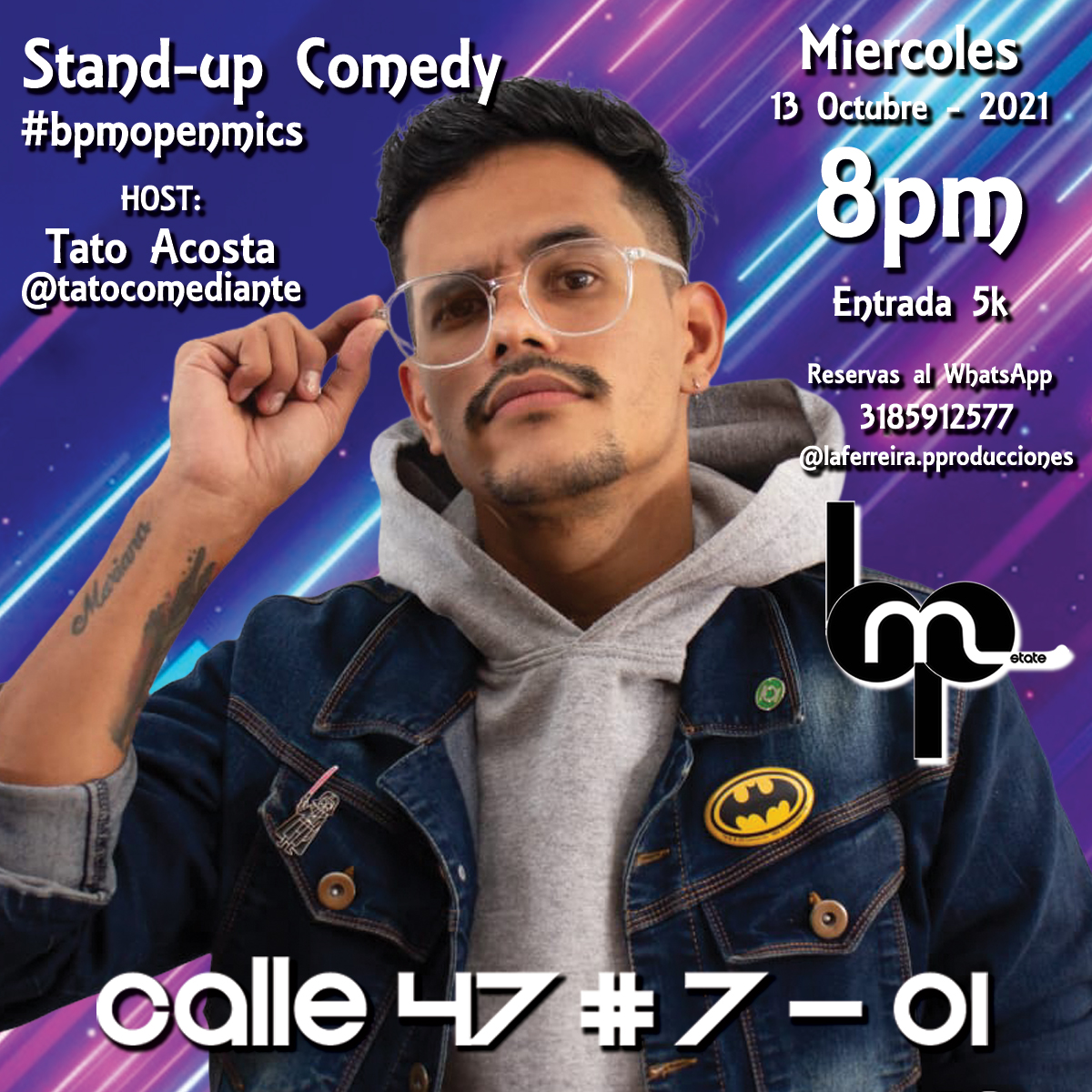 13 Oct 21 - Tato Acosta (Stand-up Comedy Open mics)